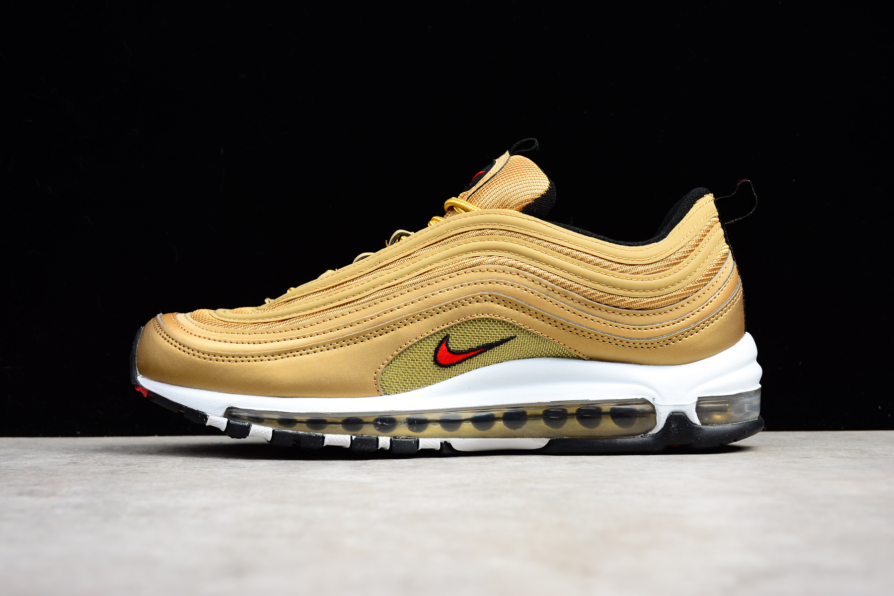 air max 97 white and gold