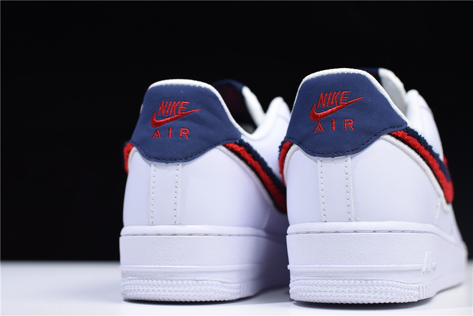 nike air force 1 07 lv8 red white blue
