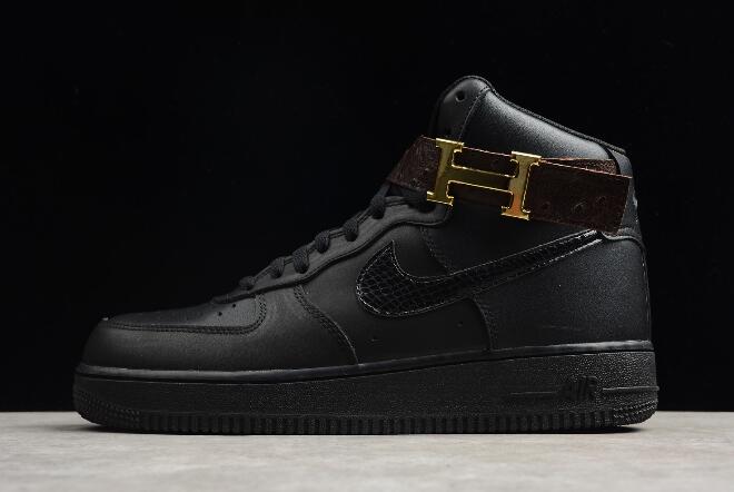 all black air force 1 mid