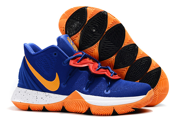 royal blue and orange nike shoes