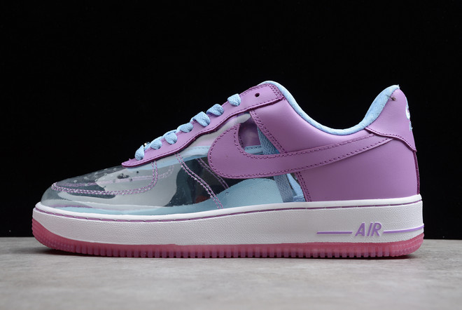 clear nike air force ones