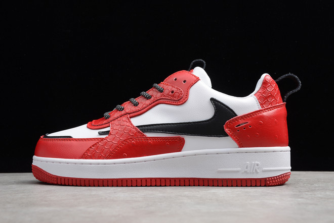 2019 Nike Air Force 1 AC White/Red 