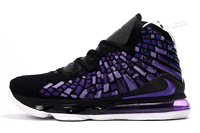 2019 Nike LeBron 17 Black/Purple-White 