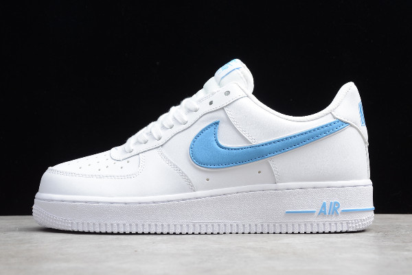 nike air force 1 white and university blue