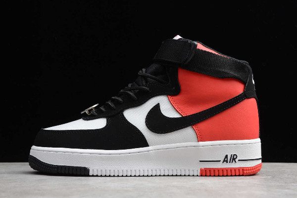 red black and white air force ones high top