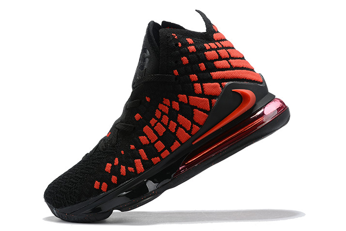 lebron 17 red and black