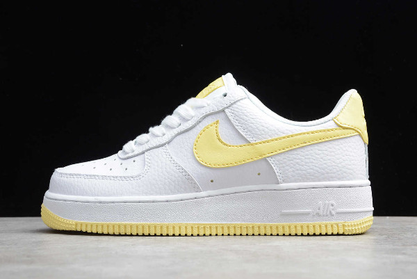 white and yellow air force 1s