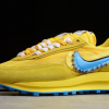 2020 Latest Sacai x Nike LDWaffle Yellow/Royal Blue Shoes BV5378-800-2