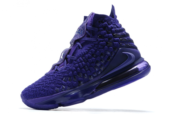 2020 New Nike LeBron 17 “Violet” Purple Shoes