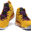 New Nike LeBron 17 Yellow/Purple-Black Shoes For Sale-2