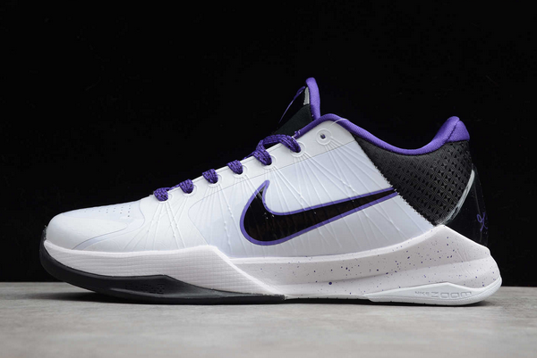 Nike Zoom Kobe 5 Inline White/Black-Vrsty Purple 386429-101
