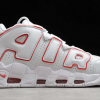 2020 Cheap Nike Air More Uptempo White Varsity Red Basketball Shoes 921948-102-1