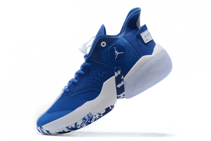 2020 New Jordan React Elevation PF Royal Blue/White Shoes