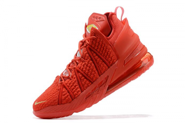 Cheap Nike LeBron 18 University Red/Gold Shoes