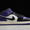 New Kid’s Air Jordan 1 Mid Court Purple 554724-083 Shoes-1