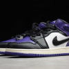 New Kid’s Air Jordan 1 Mid Court Purple 554724-083 Shoes-2