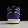 New Kid’s Air Jordan 1 Mid Court Purple 554724-083 Shoes-4