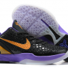 2020 Men's Nike Kobe 6 Protro Black/Purple-Metallic Gold Shoes-1