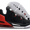 2020 Nike LeBron 18 Black/Varsity Red-White Shoes For Sale-3