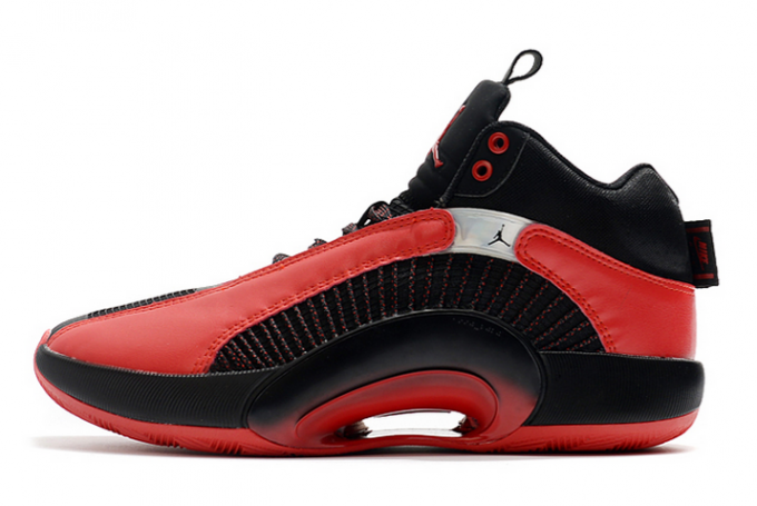Shop Air Jordan 35 XXXV “Chicago Bulls” Black/Gym Red-White Shoes