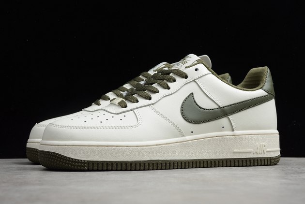 Nike Air Force 1 ’07 LV8 White/Army Green-Black For Sale