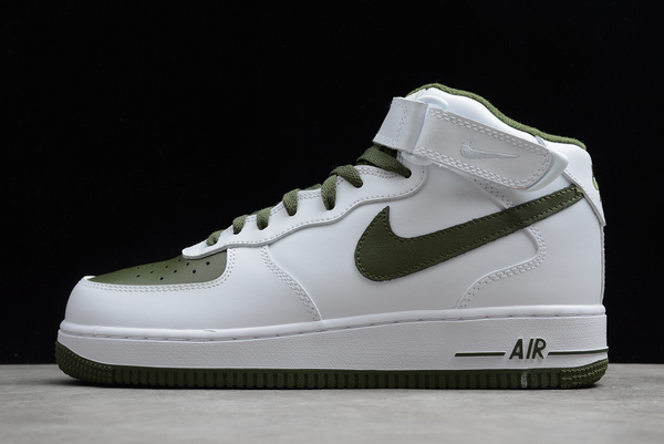 Nike Air Force 1 Mid Retro White/Dark Green Shoes To Buy 554724-088