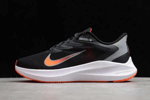 Nike Air Zoom Winflo 7 Black/Smoke Grey/Total Orange/Gym Red Shoes Outlet Online CJ0291-011