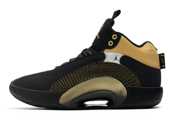 To Buy Air Jordan 35 XXXV Black/Metallic Gold Shoes