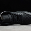 2020 Air Jordan 1 Mid SE Black Quilted Black/Black-White Shoes DB6078-001-3