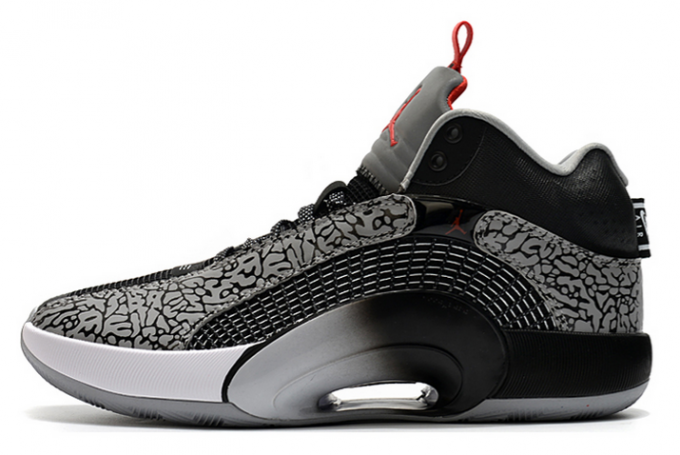 2021 Air Jordan 35 Black Cement Men's Sport Shoes For Sale