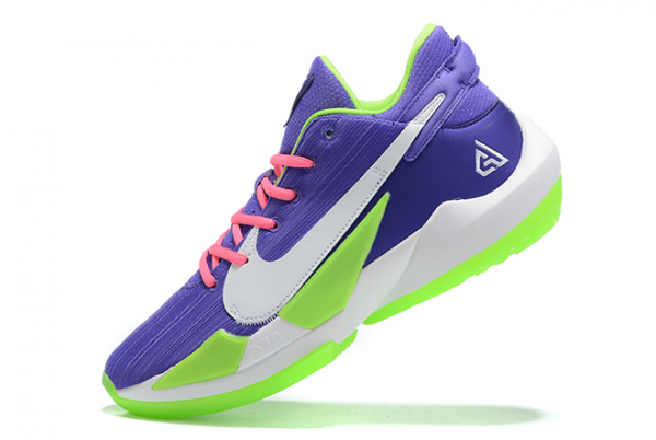 2020 Nike Zoom Freak 2 Christmas Purple/Green-White Cheap Sale