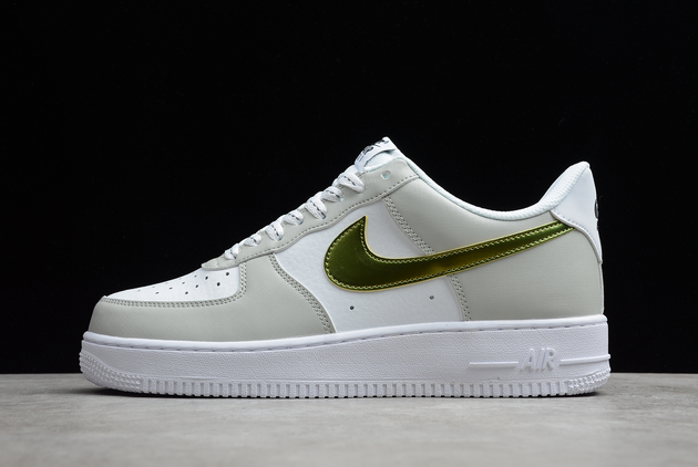 2021 Cheap Nike Air Force 1 Low Metallic Summit White For Sale DC9029-100