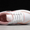2021 Cheap Nike Kids Air Force 1 Shadow SE White Pink AQ4211-109 -4