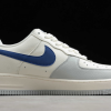 2021 Buy Nike Air Force 1 Low AF1 White/Blue-Grey CT5566-003-1