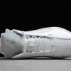 2021 Men's Air Jordan 35 Low White/White-Metallic Silver Basketball Shoes CW2459-100-1