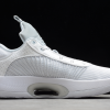2021 Men's Air Jordan 35 Low White/White-Metallic Silver Basketball Shoes CW2459-100-2
