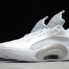 2021 Men's Air Jordan 35 Low White/White-Metallic Silver Basketball Shoes CW2459-100-3