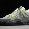 2021 New Air Jordan 4 SE Neon Cool Grey/Volt-Wolf Grey-Anthracite For Sale CT5342-007-3