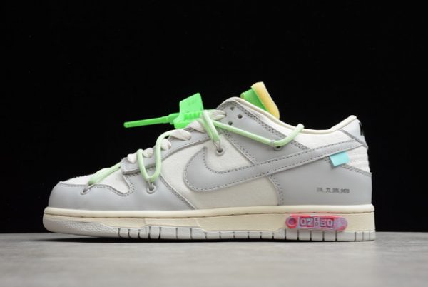 2021 Cheap Off-White x Nike Dunk Low THE 10 of 50 DM1602-108