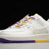 2021 Latest Nike Air Force 1 07 Low SU19 AF1 White Purple Yellow For Sale CT1989-106-1