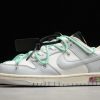 2021 Off-White x Nike SB Dunk Low 04 of 50 Grey White Green For Sale DM1602-114-1