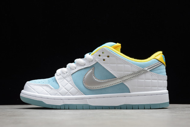 Latest Release FTC x Nike SB Dunk Low Pro Lagoon Pulse DH7687-400