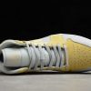 2021 Air Jordan 1 Mid Mixed Textures Yellow Shoes For Men DA4666-001-3