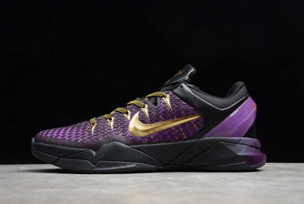 2021 Cheap Nike Zoom Kobe 7 VII Black Purple Gold 511371-005