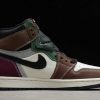 2021 Latest Air Jordan 1 High OG Hand Crafted Black Archaeo Brown-Dark Chocolate For Sale DH3097-001-1