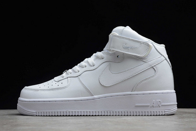 2021 Latest Nike Air Force 1 07 Mid White For Sale 3154123-111