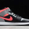 Air Jordan 1 Mid Pink Shadow Basketball Shoes For Sale 554724-059-1