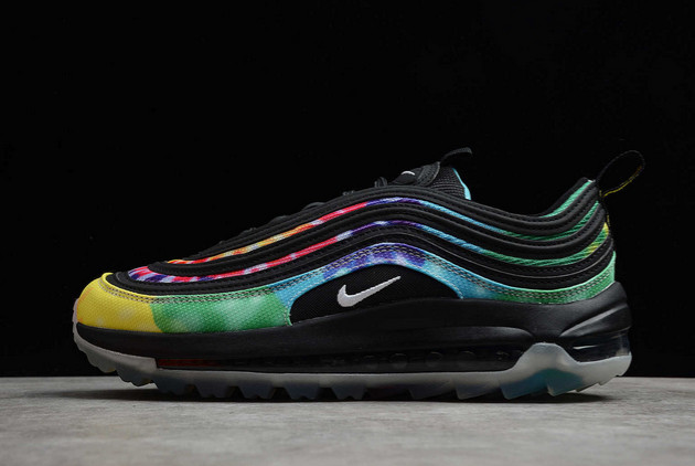Latest Nike Air Max 97 Golf Tie Dye Running Shoes CK1219-001