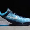 Men's Nike Zoom Kobe 7 System Shark Obsidian/White/Blue Grey-Current Blue Sneakers 488371-401-2