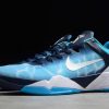 Men's Nike Zoom Kobe 7 System Shark Obsidian/White/Blue Grey-Current Blue Sneakers 488371-401-1